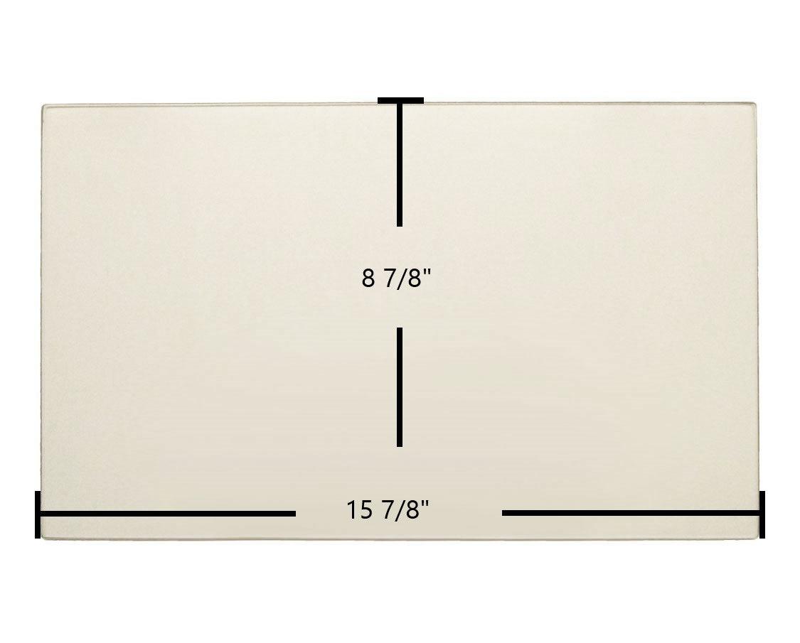 Arrow 24, 20, 2000, 2400C Replacement Glass – 15 7/8" x 8 7/8" (Part #8021) - Total Hearth