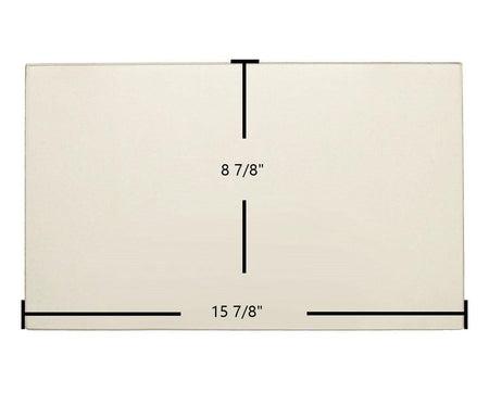 Arrow 24, 20, 2000, 2400C Replacement Glass – 15 7/8" x 8 7/8" (Part #8021) - Total Hearth