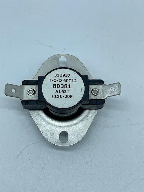 US Stove Thermodisc Switch | 80381 | 110°F Low Limit Fan Control with