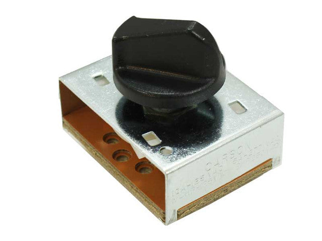 3-Speed Rotary Switch with Knob & Nut | Replacement for US Stove Furnaces | Part #80692