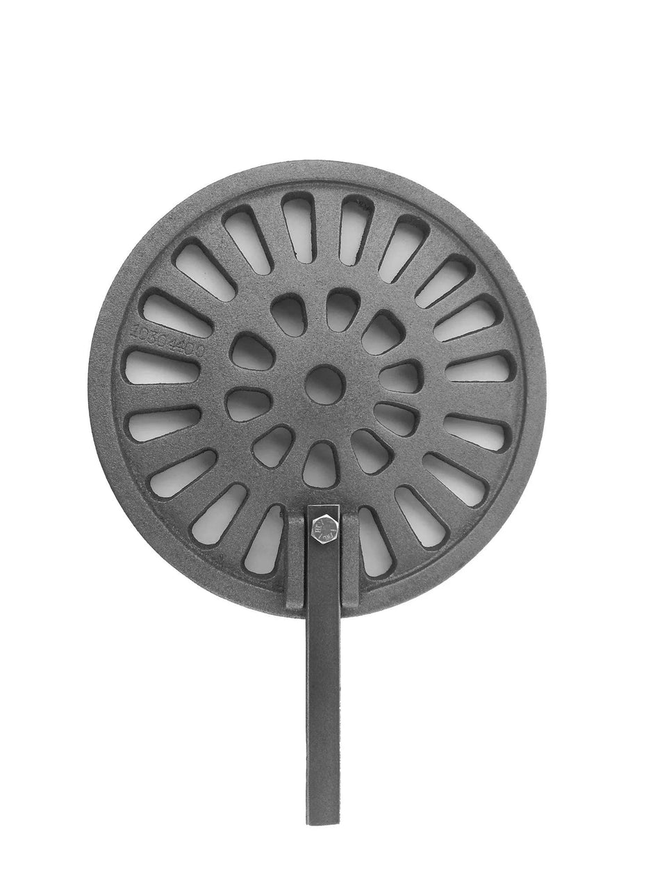 Shenandoah Wood Grate (9SWG / R65-4400) – 10-1/4" Round Grate with Handle for Shenandoah Stoves - Total Hearth