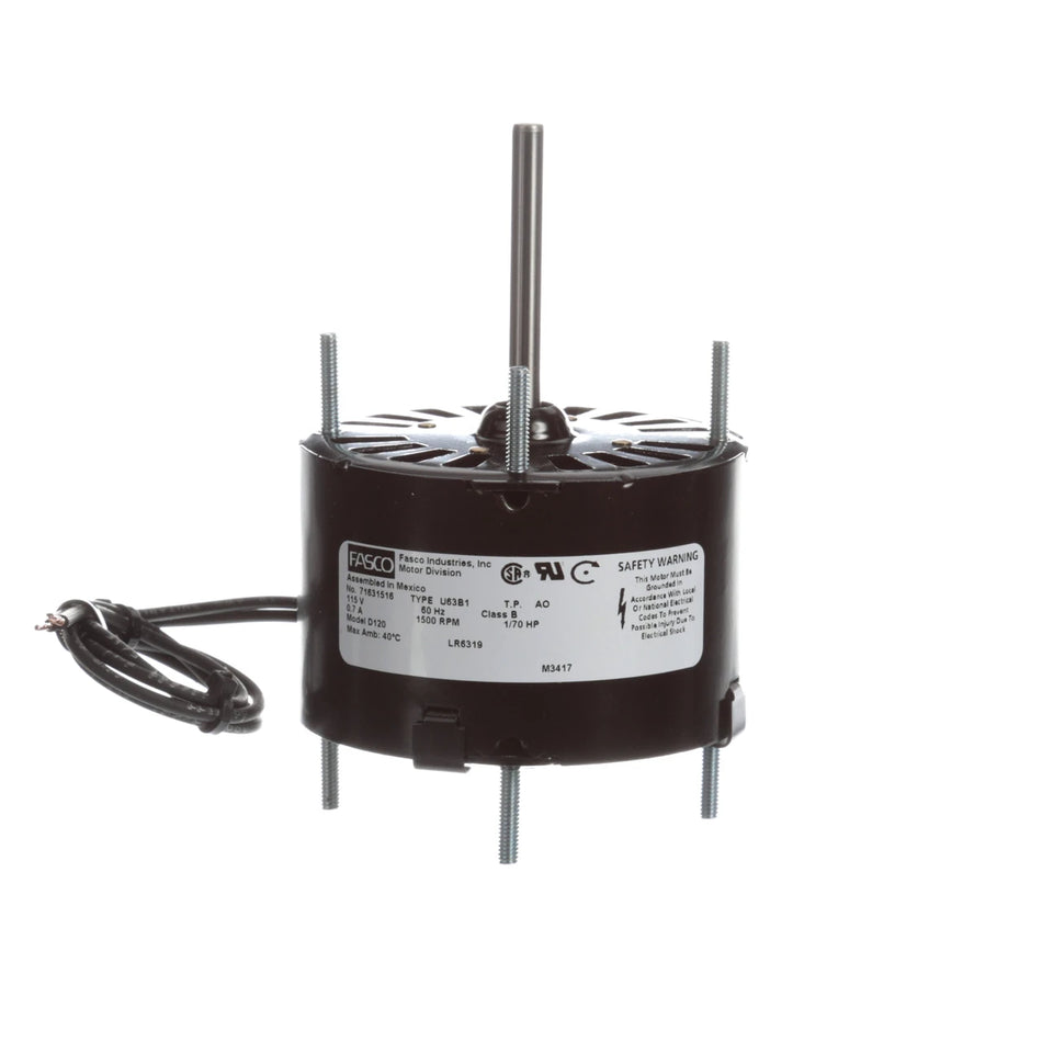 Fasco 1M120 Motor – 1/70 HP, 1-Speed Replacement | OEM Regal/Fasco D120 Equivalent (3.3" O.D.) (Fasco D120)