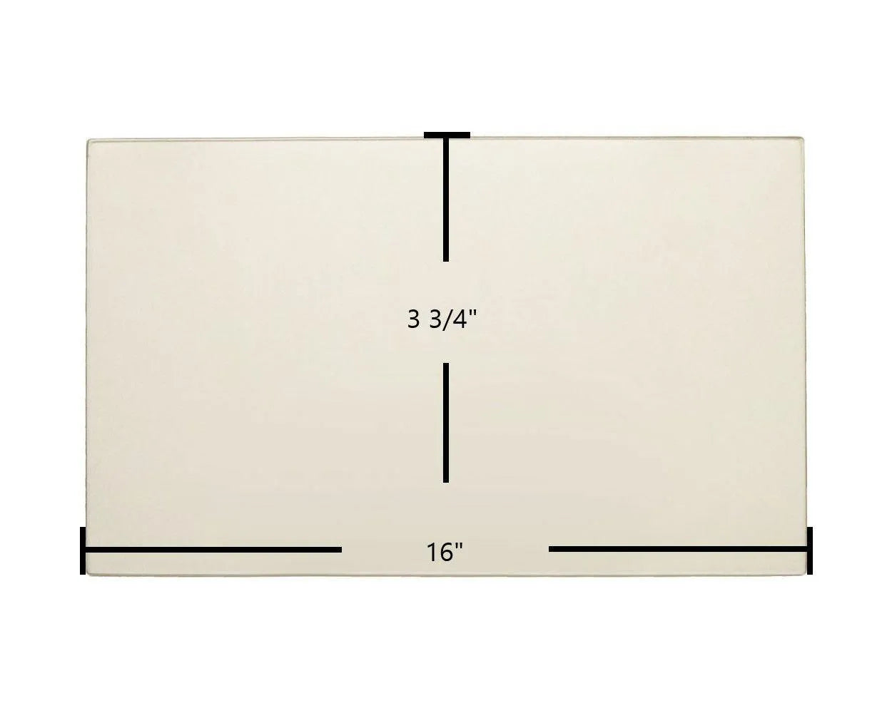 Aurora 7GASDN-ND Door Glass Replacement – 16" x 3 3/4" High-Temperature Ceramic Panel - Total Hearth