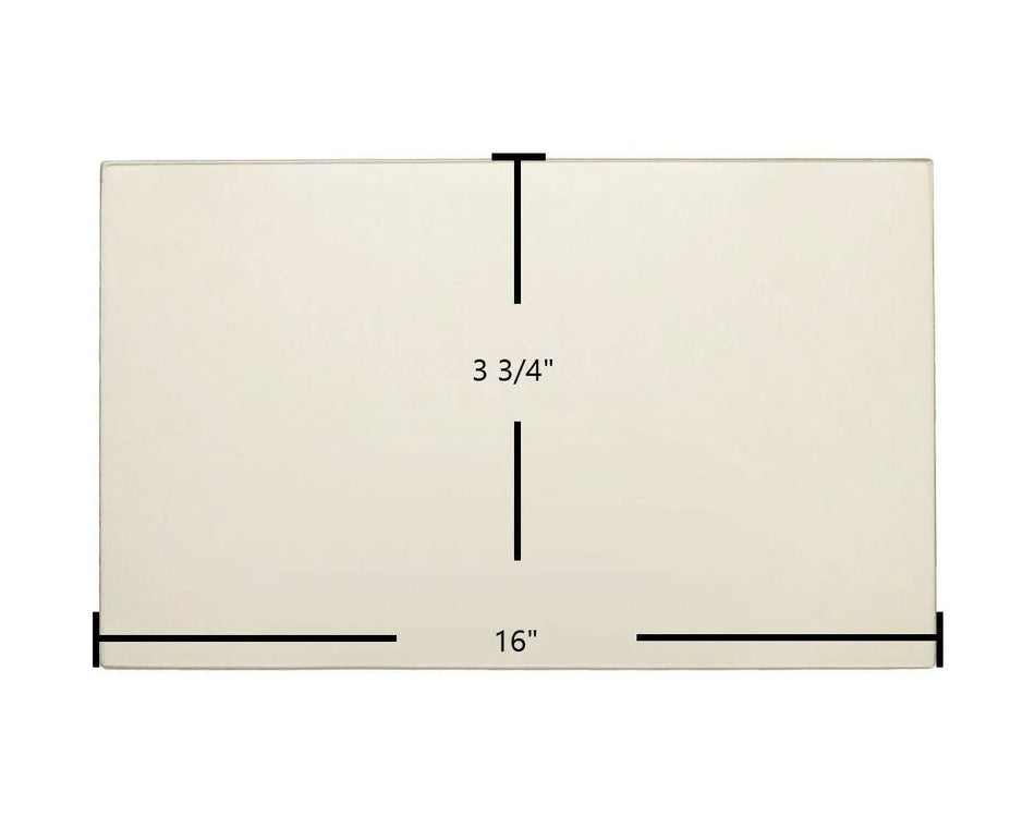 Aurora 7GASDN-ND Door Glass Replacement – 16" x 3 3/4" High-Temperature Ceramic Panel - Total Hearth
