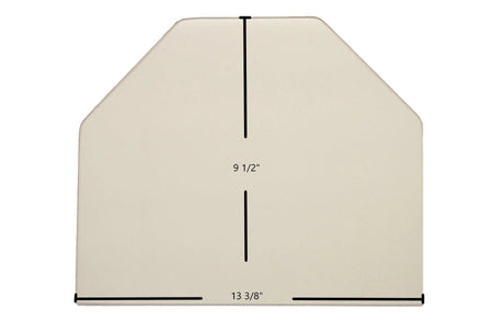 Aurora Door Glass Replacement – 13 3/8" x 9 1/2" Archtop Ceramic Panel (Aur-04) - Total Hearth