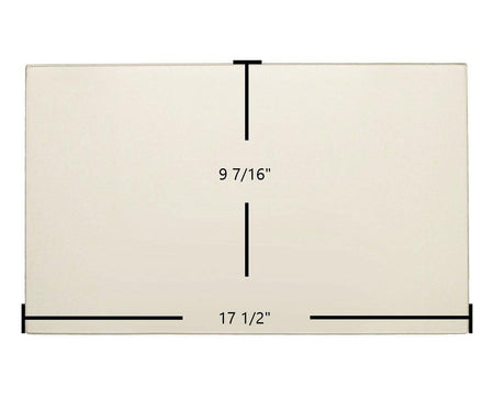 Austroflamm Side Door Glass Replacement – 17 1/2" x 9 7/16" High-Temperature Ceramic Glass Panel (ADS10097) - Total Hearth