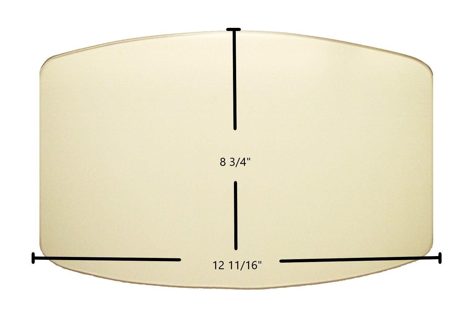 Avalon 796 / 700 / 901 (Small) Door Glass Replacement – 12 11/16" x 8 3/4" High-Temperature Ceramic Glass Panel (994-00300) - Total Hearth