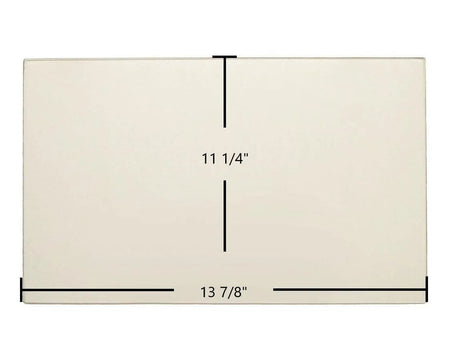 Breckwell Monticello SPG 9000 Center Door Glass Replacement – 11 1/4" x 13 7/8" High-Temperature Ceramic Glass Panel (892163) - Total Hearth