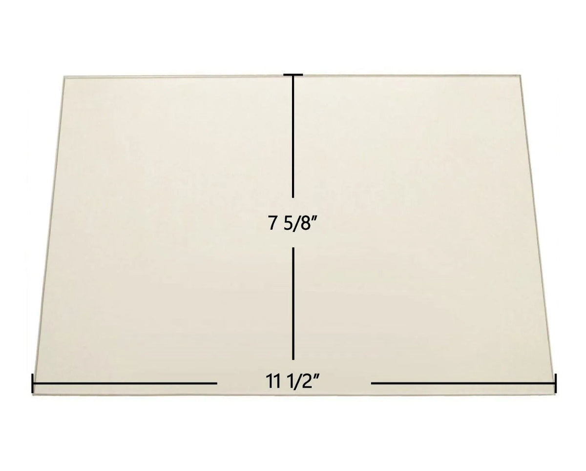 Blaze King Princess PT-204 / PTJ-204 / PFJ-202 Door Glass Replacement – 11 1/2" x 7 5/8" High-Temperature Ceramic Glass Panel (0251) - Total Hearth
