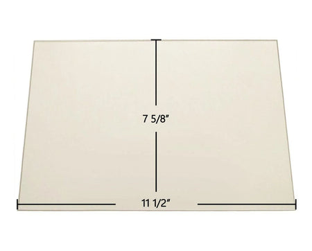 Blaze King Princess PT-204 / PTJ-204 / PFJ-202 Door Glass Replacement – 11 1/2" x 7 5/8" High-Temperature Ceramic Glass Panel (0251) - Total Hearth
