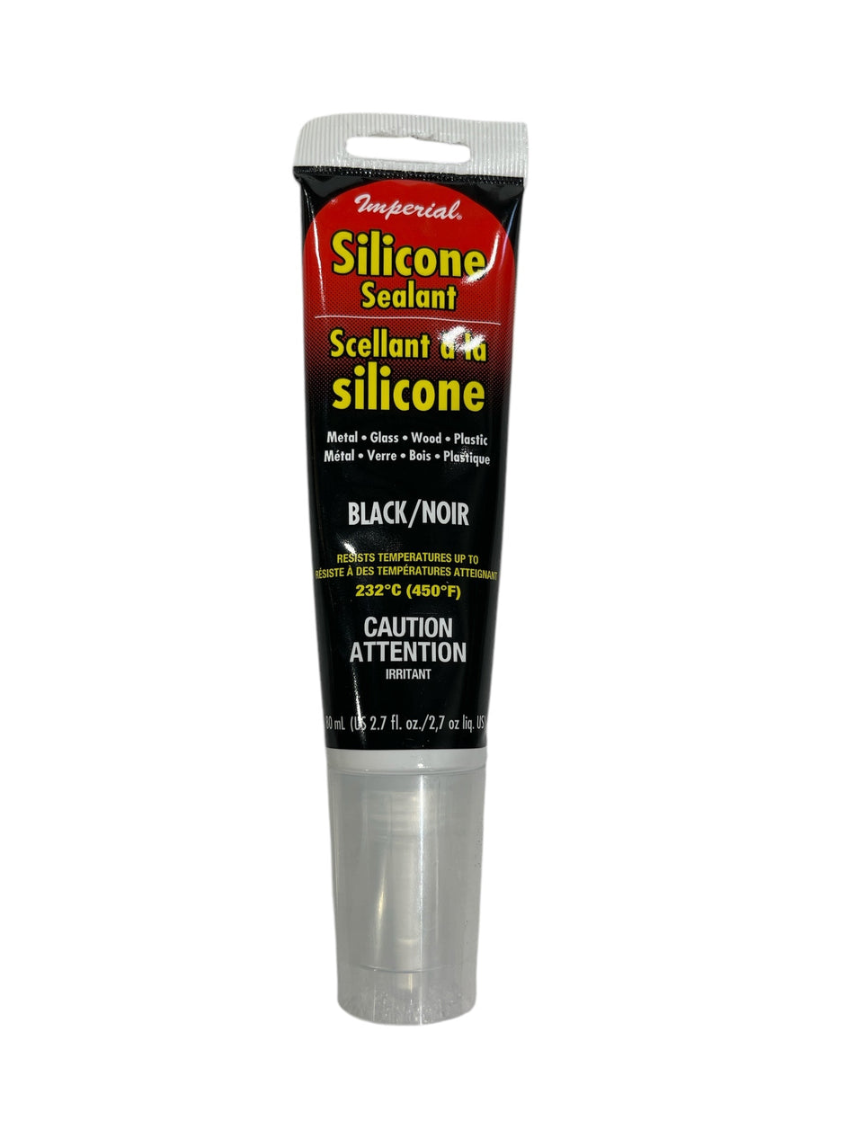 Black Silicone Sealant – KK0309 | 2.7 oz Tube | High Temp Rated to 450°F (232°C) - Total Hearth
