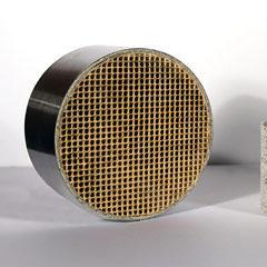 Catalytic Combustor – Condar CC-005 | Round 25 Cell | 6" Diameter x 3" Thick | Stainless Steel Wrapped | OEM Replacement