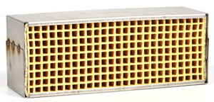 Catalytic Combustor – Condar CC-251 | 16 Cell | 6.6" x 2.5" x 2" | Stainless Steel Wrapped | OEM Replacement