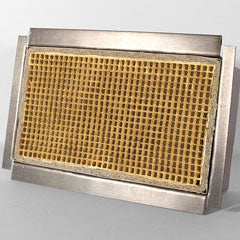 Catalytic Combustor – Condar CC-551 | 25 Cell | 7" x 4" x 2" | Stainless Steel Wrapped with Flange | OEM Replacement