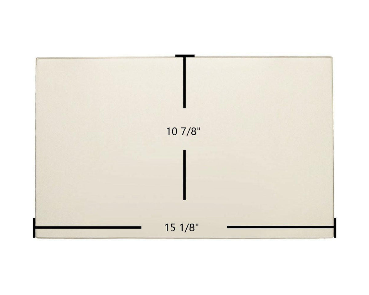Caddy Max Caddy Door Glass Replacement – 15 1/8" x 10 7/8" High-Temperature Ceramic Glass Panel (SE56287) - Total Hearth