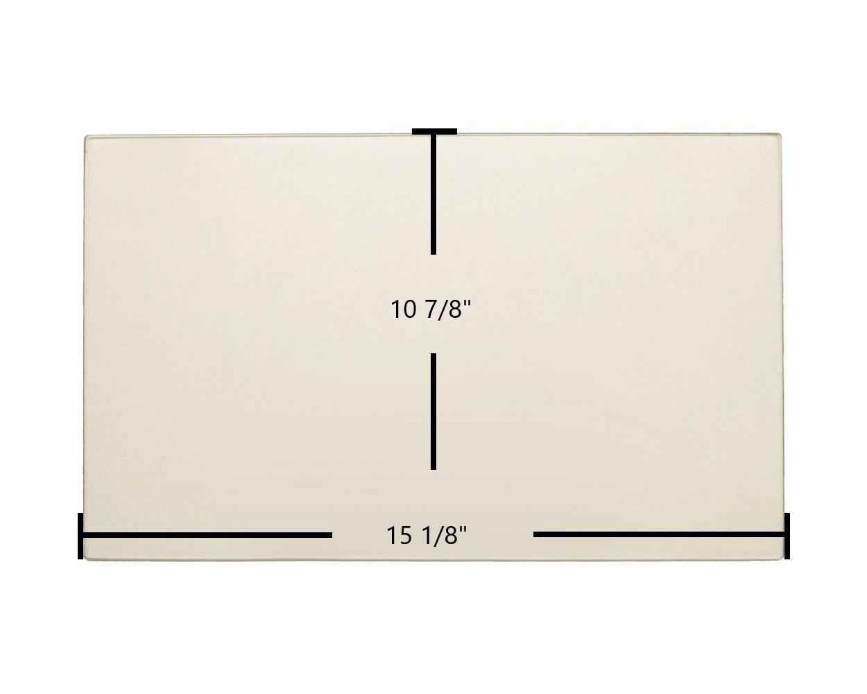 Caddy Max Caddy Door Glass Replacement – 15 1/8" x 10 7/8" High-Temperature Ceramic Glass Panel (SE56287) - Total Hearth