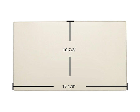 Caddy Max Caddy Door Glass Replacement – 15 1/8" x 10 7/8" High-Temperature Ceramic Glass Panel (SE56287) - Total Hearth