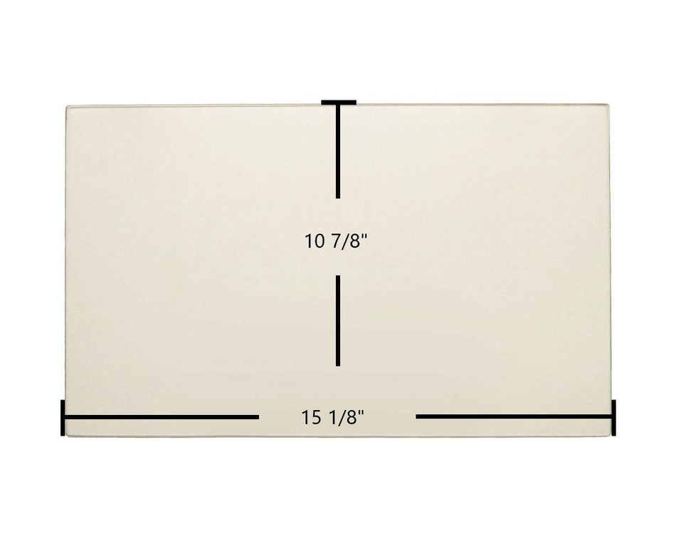 Caddy Max Caddy Door Glass Replacement – 15 1/8" x 10 7/8" High-Temperature Ceramic Glass Panel (SE56287) - Total Hearth