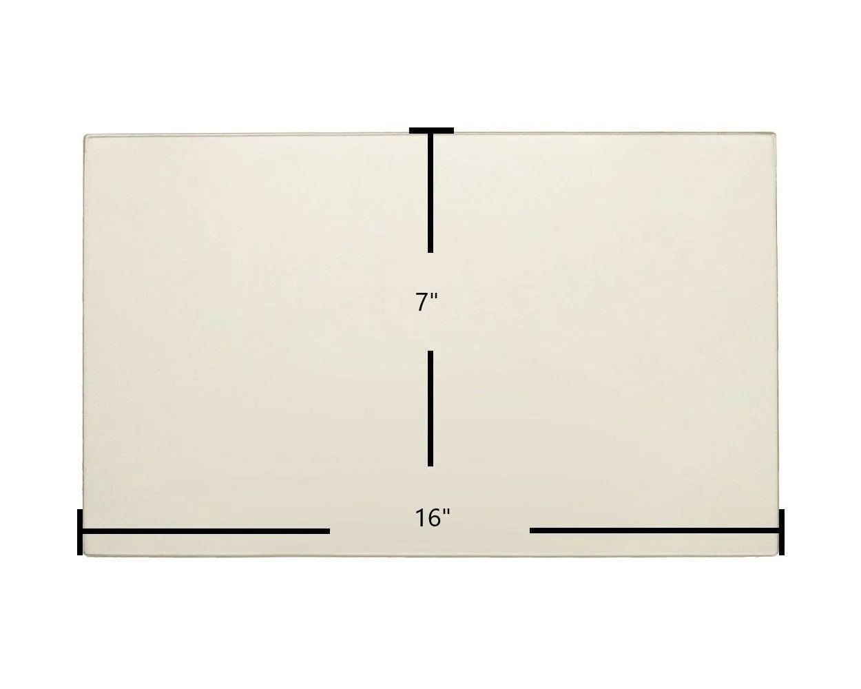 Century S127, S170, S171E, S172, S173 Door Glass – 16" x 7" High-Temperature Ceramic Glass Panel (SE36322-1) - Total Hearth