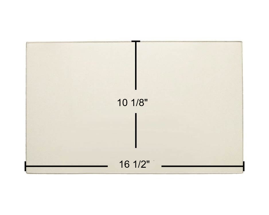 DS Stoves -  Anthra Max Coal Stove Replacement Glass XV-GL (10 1/8" x 16 1/2") Ceramic
