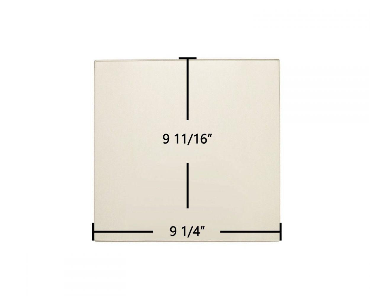 Drolet CS1200, RC Ceramic Glass Panel – 9 1/4" x 9 11/16" Replacement (SE26005) - Total Hearth