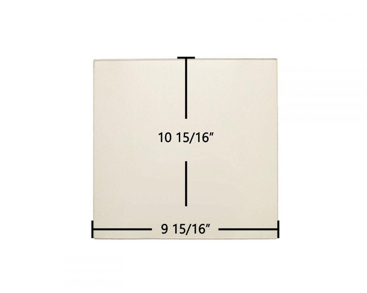 Drolet Compak Ceramic Glass Panel – 9 15/16" x 10 15/16" Replacement (SE63002 / SE20207) - Total Hearth