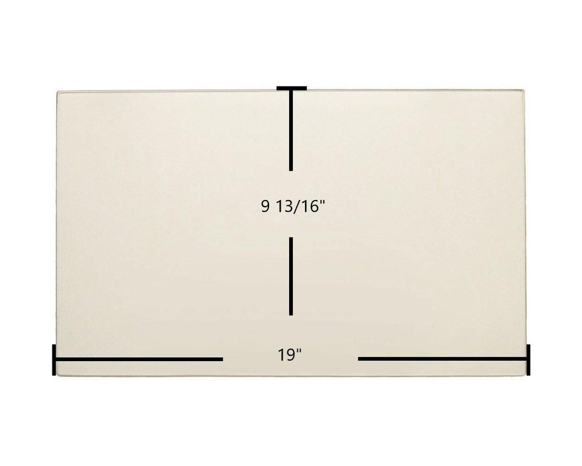 Drolet Deco, Optima Ceramic Glass Panel – 19" x 9 13/16" Replacement (SE65267) - Total Hearth