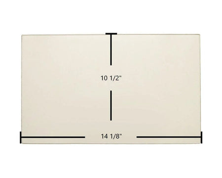 Drolet Eastwood 1900, Millenia Ceramic Glass Panel – 14 1/8" x 10 1/2" Replacement (SE55530) - Total Hearth