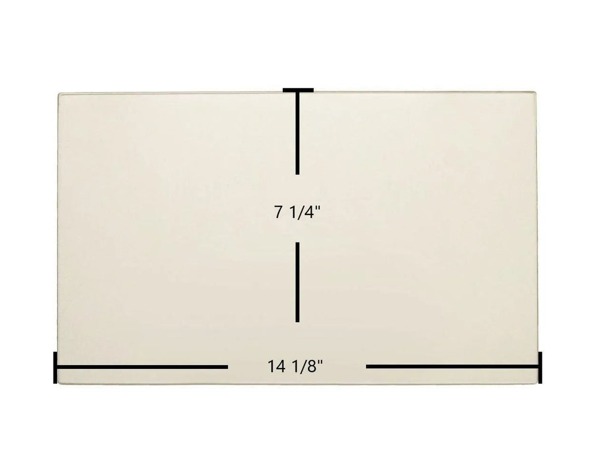 Drolet Royal Comfort I, Royal Comfort II Ceramic Glass Panel – 14 1/8" x 7 1/4" Replacement (SE04834-13) - Total Hearth