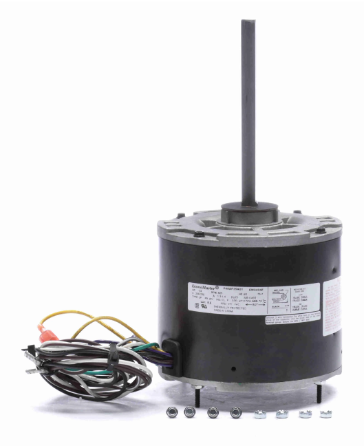 HVAC Condenser Fan Motor – EM3404F | 1/4 HP | 825 RPM | 208-230V | Totally Enclosed | OEM Replacement