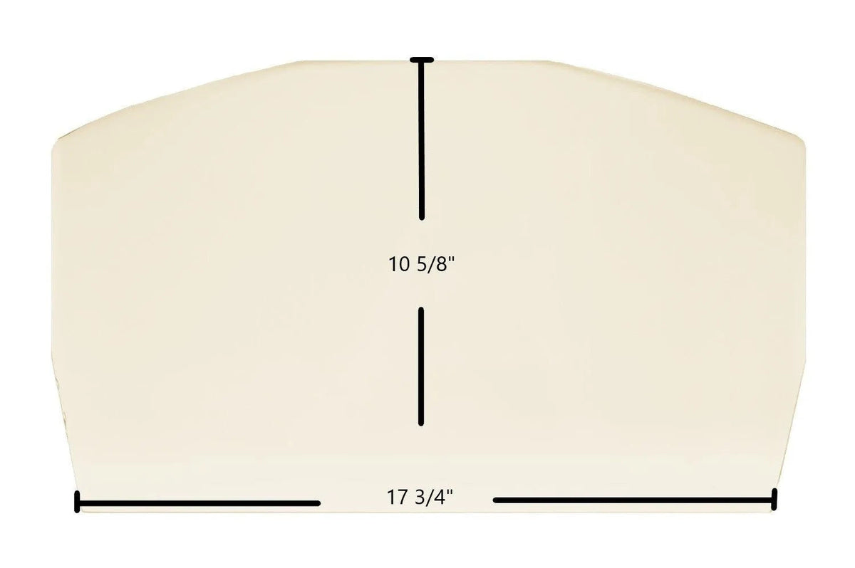 Earth Stove T200C Ceramic Glass Panel – 17 3/4" x 10 5/8" Replacement (1680) - Total Hearth