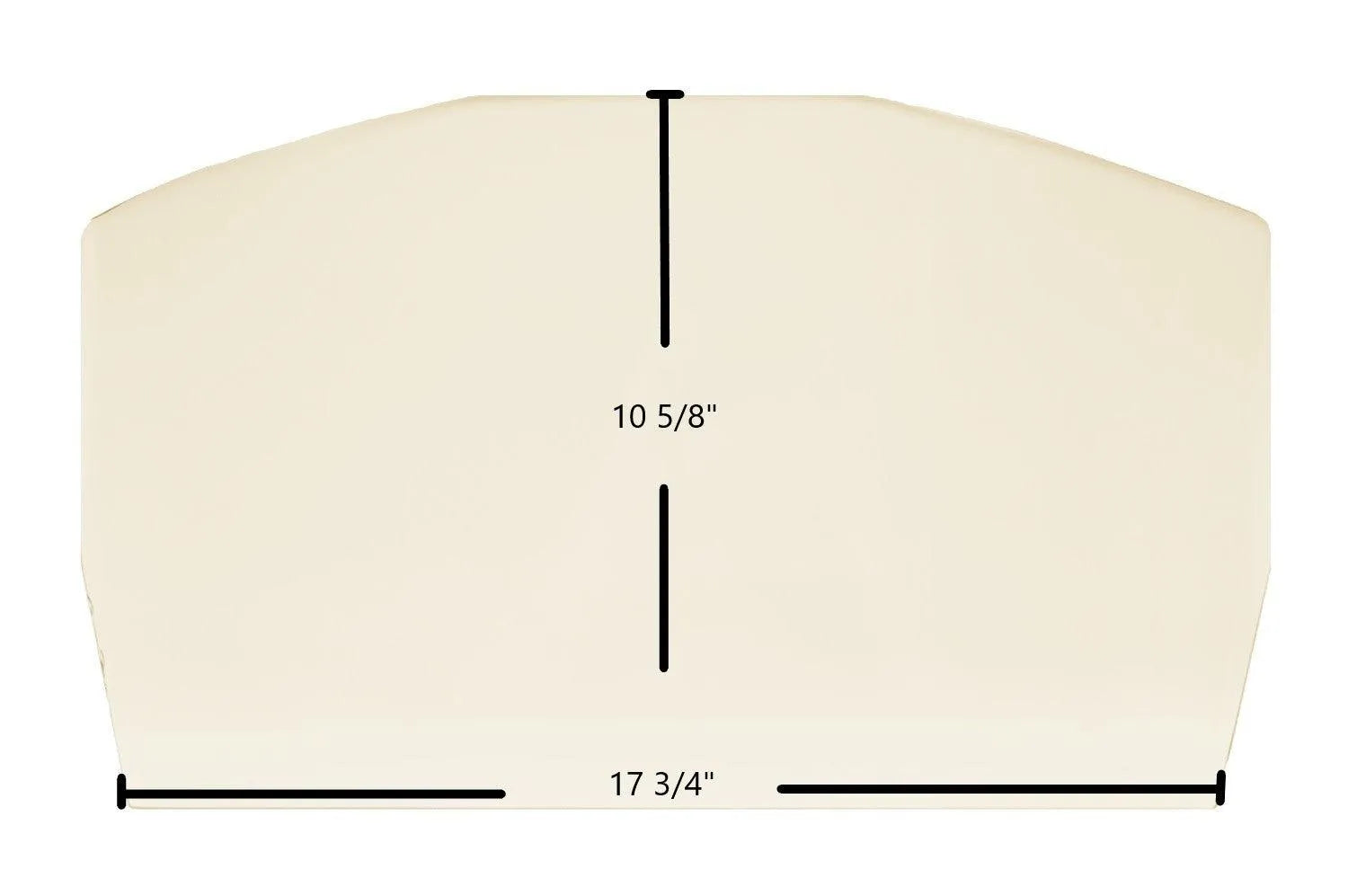 Earth Stove T200C Ceramic Glass Panel – 17 3/4" x 10 5/8" Replacement (1680) - Total Hearth