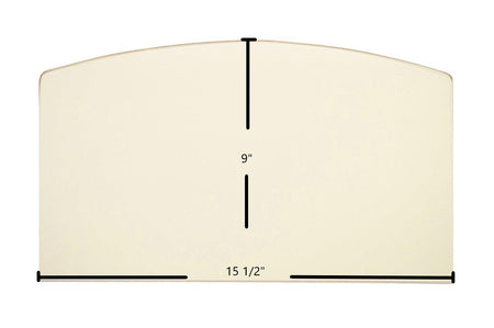 Elmira 900, 1700, 2100, 2300, 2700, 2800, Fireview 2100 Ceramic Glass Panel (15 1/2" x 9") | Replacement Part #W1006 - Total Hearth