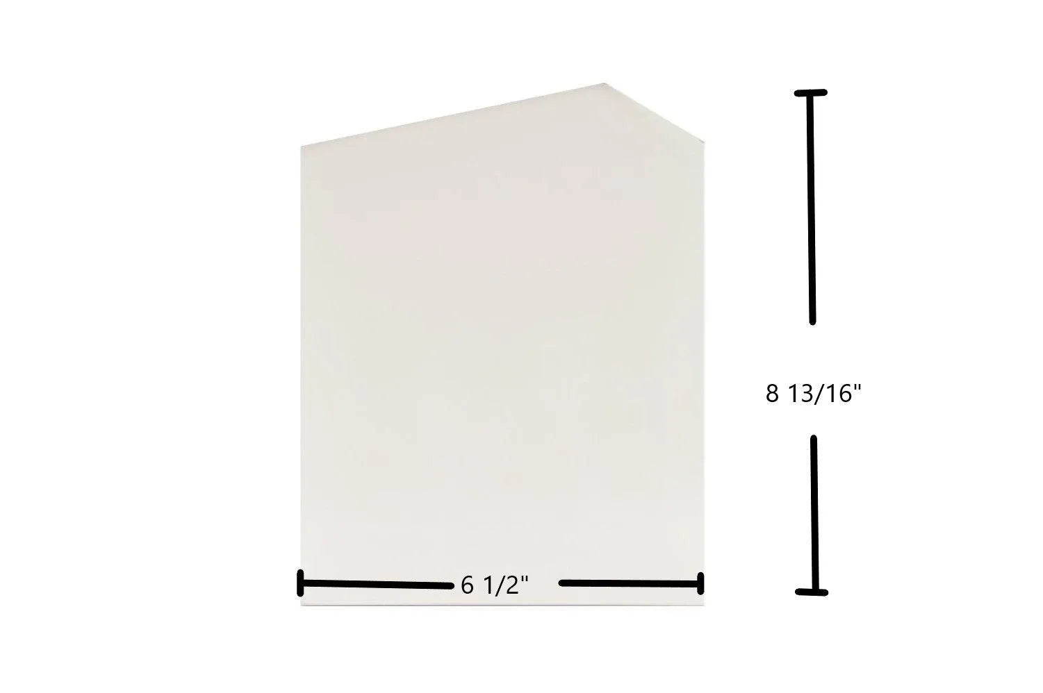 Elmira Stepstove Ceramic Glass Panel (6 1/2" x 8 13/16") | Replacement Part #7790-0 (Double Door – Each Panel) - Total Hearth