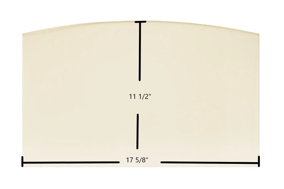 Empire Archway 2300 Woodstove Insert Ceramic Glass Panel (17 5/8" x 11 1/2") | Replacement Part #SE65170 - Total Hearth