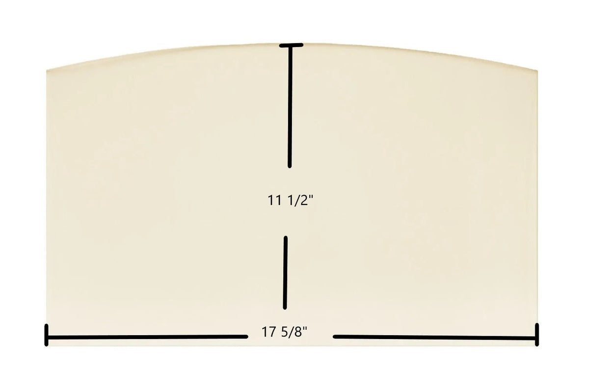 Empire Archway 2300 Woodstove Insert Ceramic Glass Panel (17 5/8" x 11 1/2") | Replacement Part #SE65170 - Total Hearth