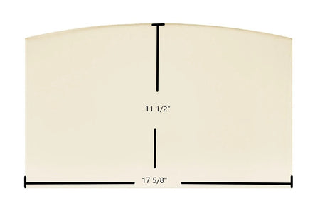 Empire Archway 2300 Woodstove Insert Ceramic Glass Panel (17 5/8" x 11 1/2") | Replacement Part #SE65170 - Total Hearth