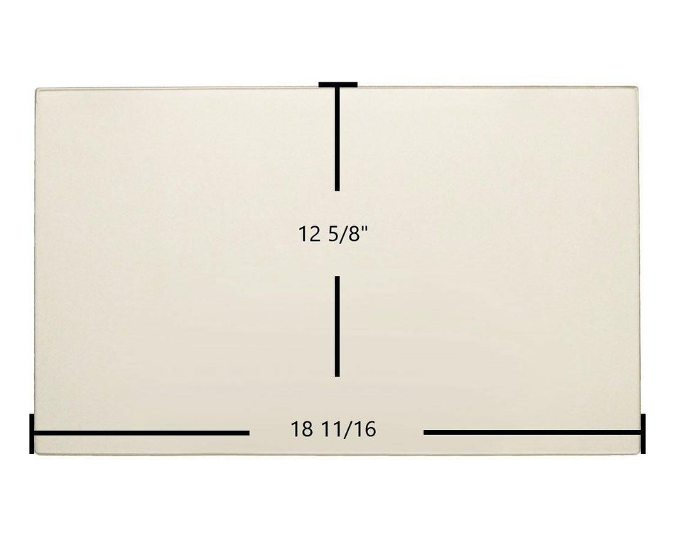 Enerzone Destination 2.3 Ceramic Glass Panel (18 11/16" x 12 5/8") | High-Temperature Wood Stove Door Glass - Total Hearth