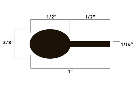 Heatilator 28091/10 Reference Glass Gasket, 10 Feet - product view 6