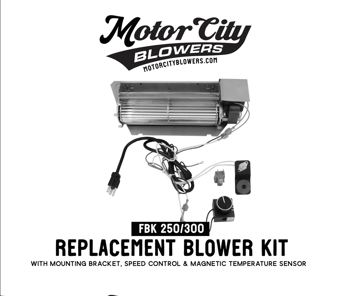 Motor City Blowers MC1926 FBK-250 / FBK-300 Replacement Blower Kit - product image 2