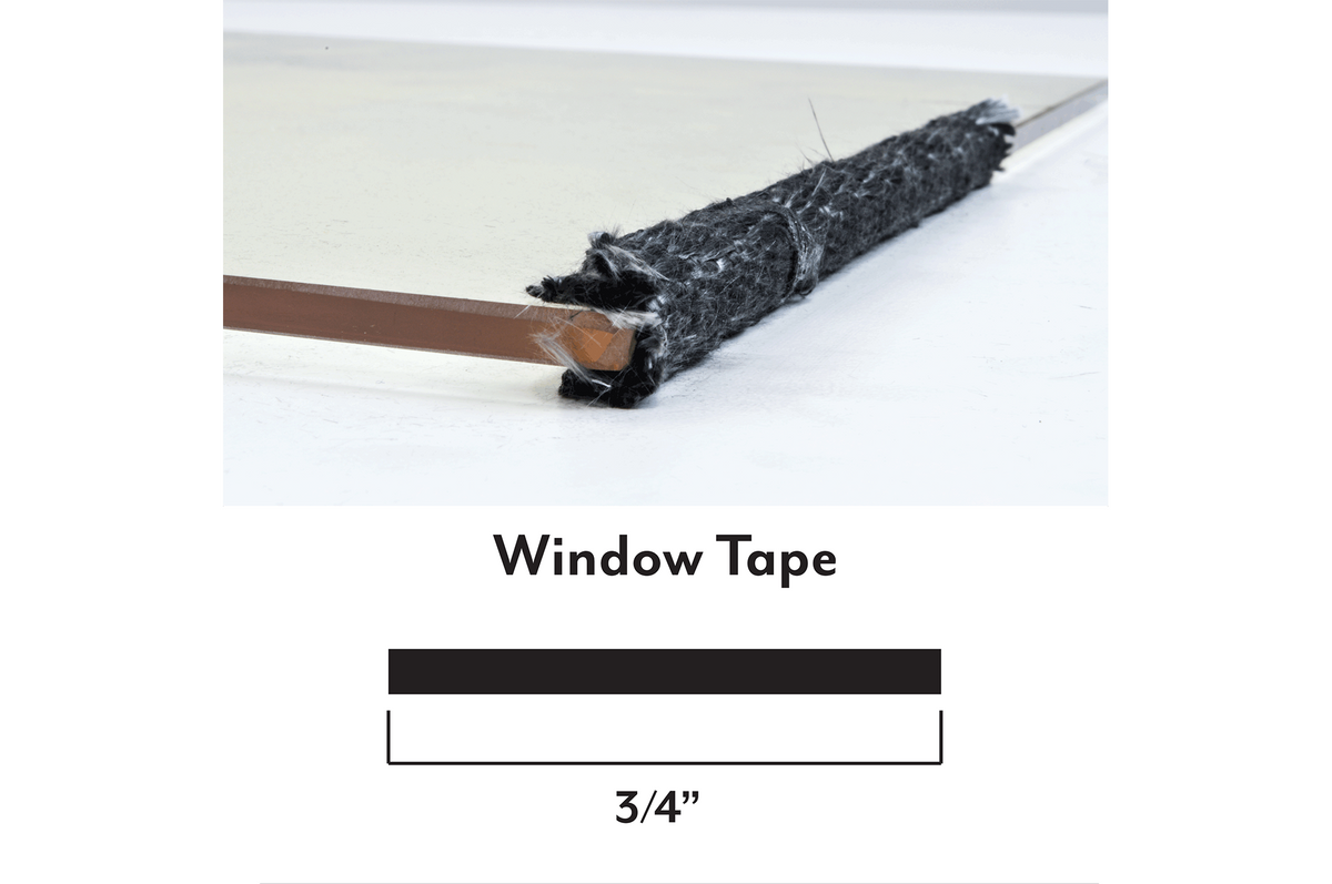 Flameworks FP0404 Glass Gasket Tape, 3/4 Inch x 8 Feet - product view 3