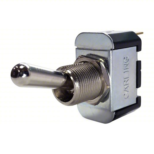 Carling Technologies Toggle Switch – 3 Position, SPDT, Momentary On/Off/On, Screw Terminals (Model 6FC54-73) - Total Hearth