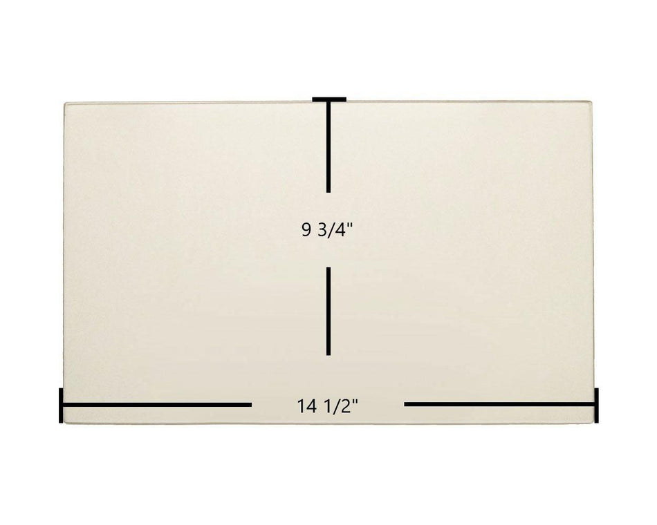 FireplaceX Heritage Bay / Pioneer Bay Ceramic Door Glass – OEM Replacement (14 1/2" x 9 3/4") | Part #930-05080 - Total Hearth