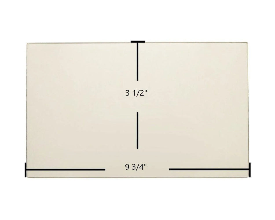 FireplaceX Heritage Bay / Pioneer Bay Side Ceramic Glass – OEM Replacement (9 3/4" x 3 1/2") | Part #930-05081 - Total Hearth