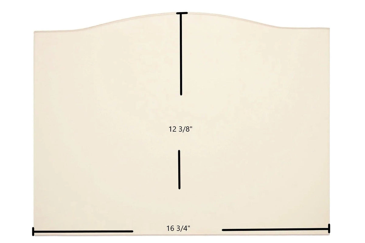 Harman 300I, TL2.0, TL2.6, TL300, Super Magnum Stoker Ceramic Glass Panel (16 3/4" x 12 3/8") – Archtop High-Temperature Replacement | Part #3-40-06932, 1-00-06932 - Total Hearth