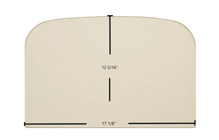 Harman Oakwood Ceramic Glass Panel (17 1/8" x 12 5/16") – Archtop High-Temp Replacement | Part #3-40-21130, 1-00-21130 - Total Hearth