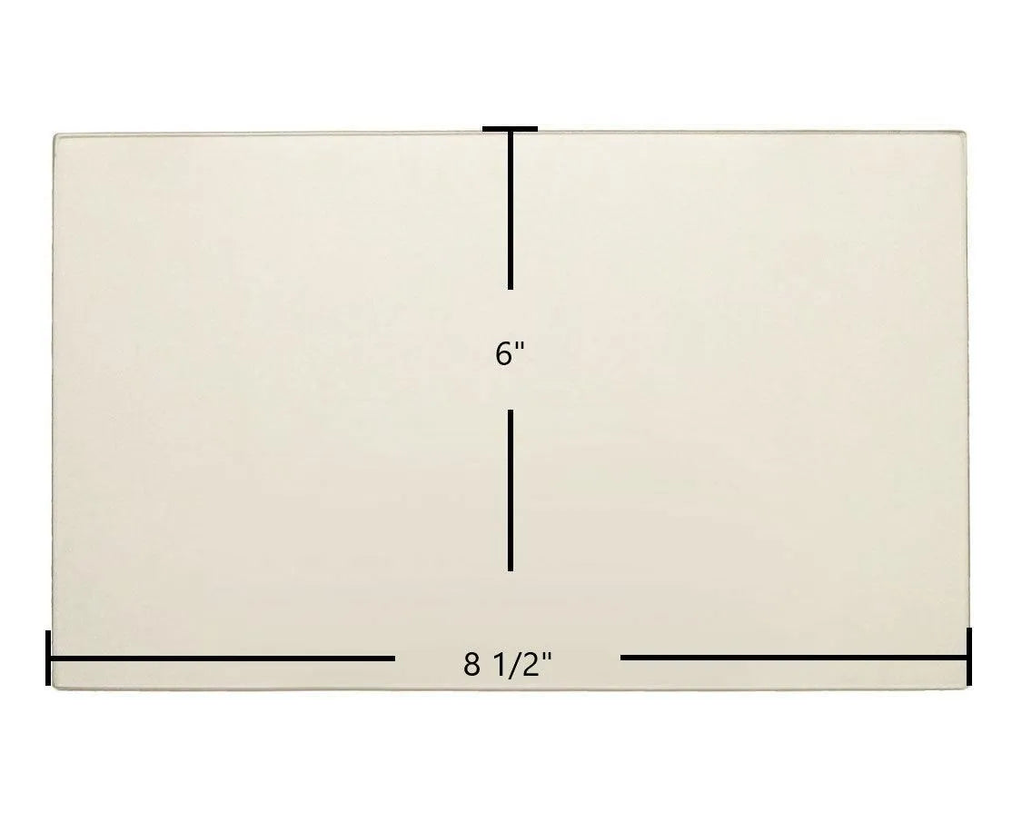 Hawke Small Double Door Ceramic Glass Panel (8 1/2" x 6") | High-Temperature Replacement | Part #Hawke-SMDD - Total Hearth