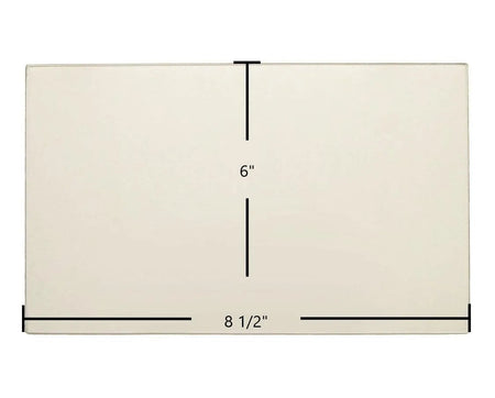 Hawke Small Double Door Ceramic Glass Panel (8 1/2" x 6") | High-Temperature Replacement | Part #Hawke-SMDD - Total Hearth