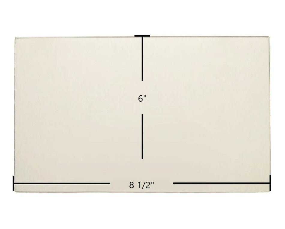 Hawke Small Double Door Ceramic Glass Panel (8 1/2" x 6") | High-Temperature Replacement | Part #Hawke-SMDD - Total Hearth
