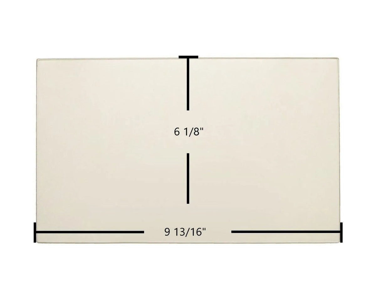 Hearthstone III Ceramic Glass Panel – Replacement for Part #93-58306 (9 13/16" x 6 1/8") - Total Hearth